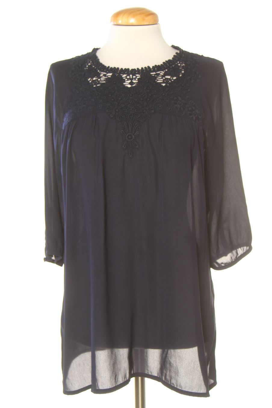 Blouse à manches longues Grain de Malice de la taille 38, de couleur bleu marine
