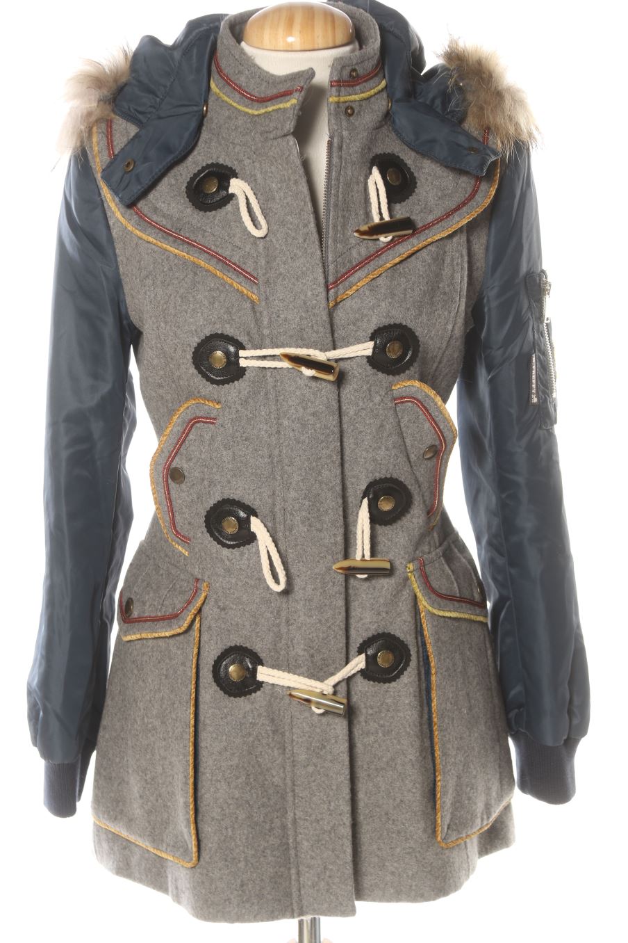Manteau Highly Preppy de la taille XS, de couleur gris