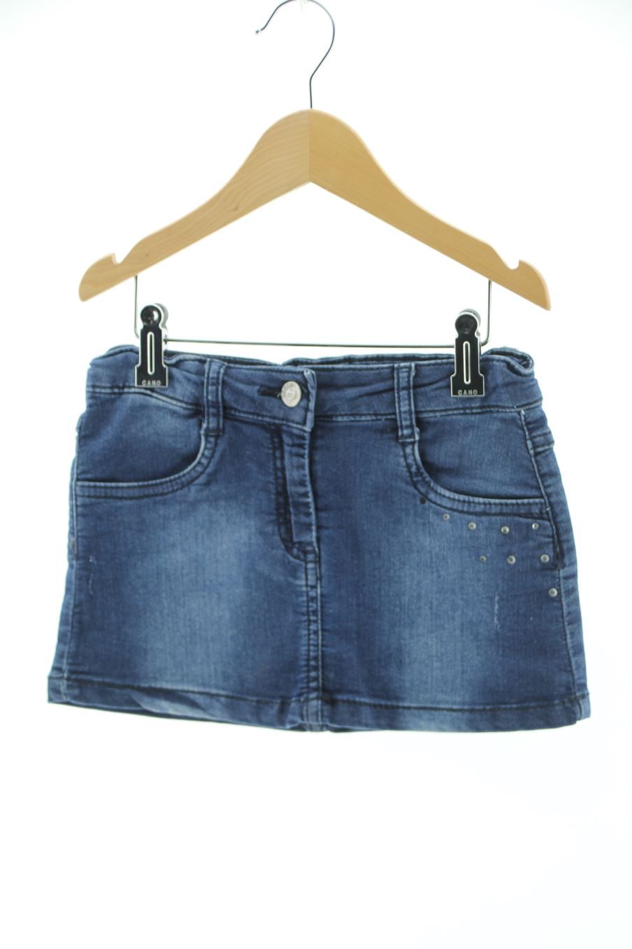 Jupe Losan de la taille 7 ans de denim de seconde main