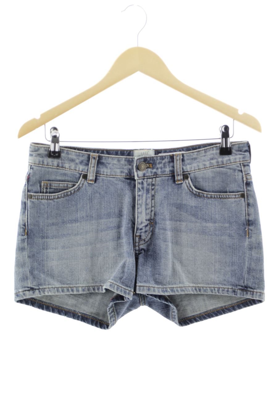 Shorts H&M de la taille 36, de couleur bleu de denim