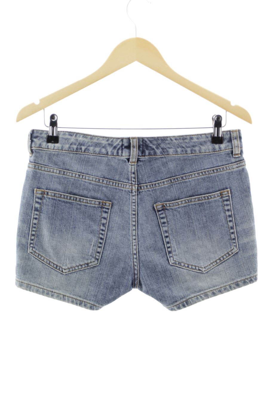 Shorts H&M de la taille 36, de couleur bleu de denim