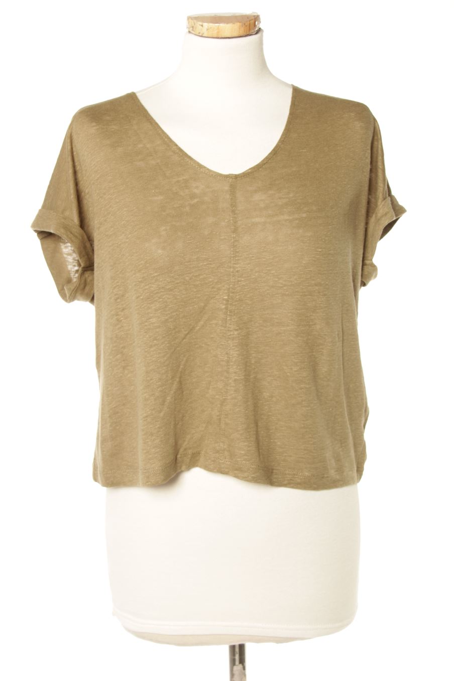 T-shirt Etam de la taille M, de couleur vert