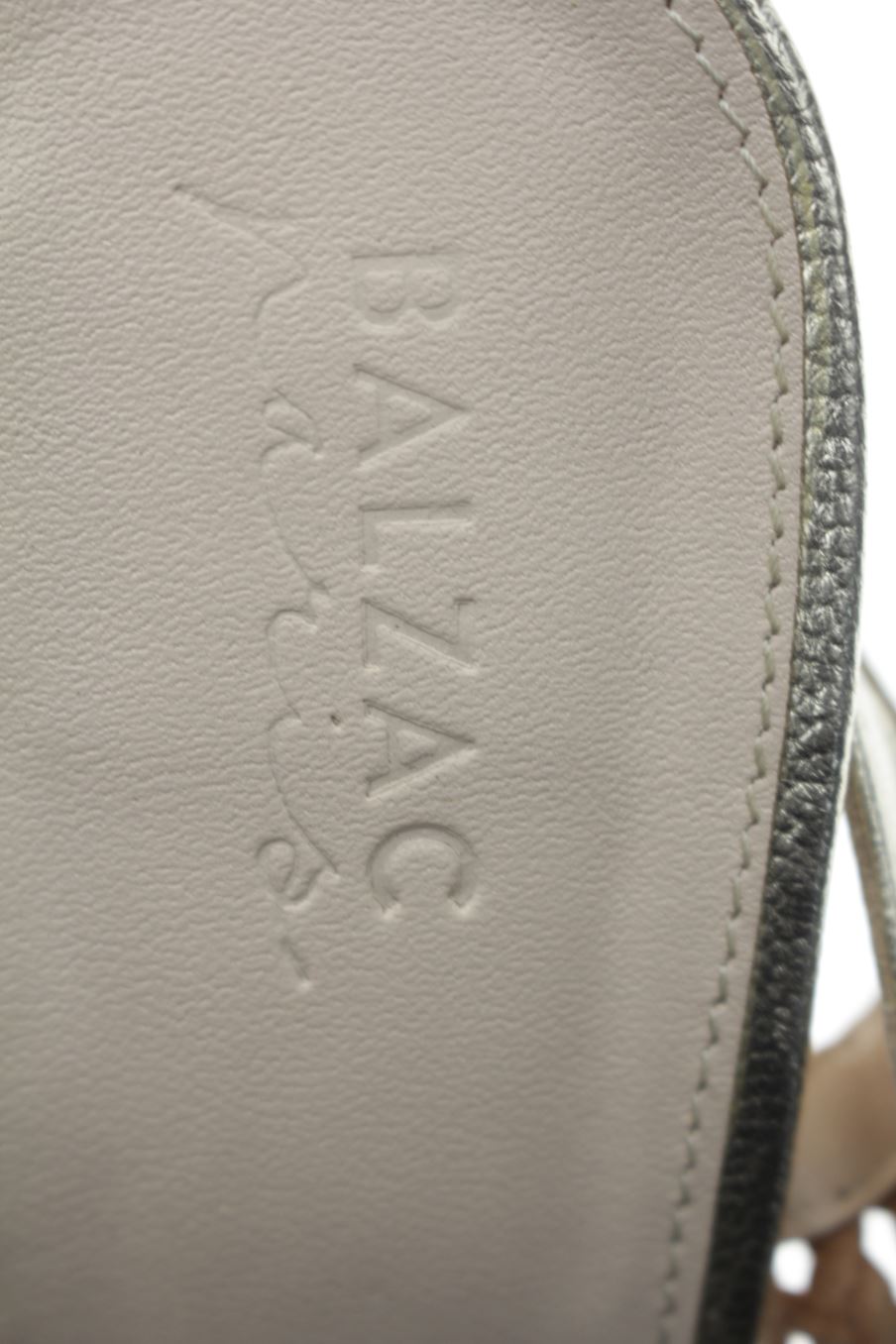 Sandalias tacon de Balzac paris de la talla 38, de color dorado de