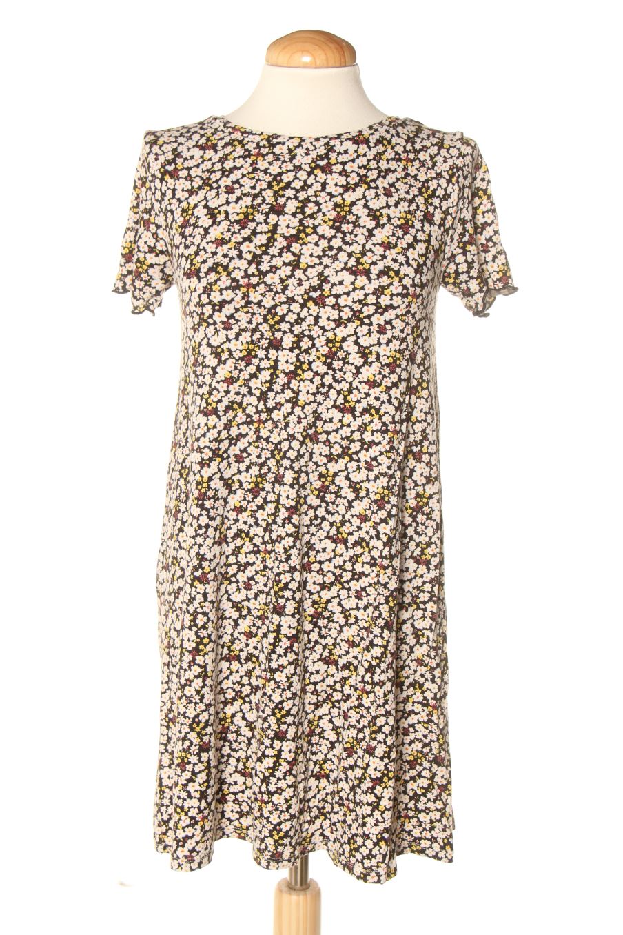 Robe casual Pull & Bear de la taille S, de couleur fleurs