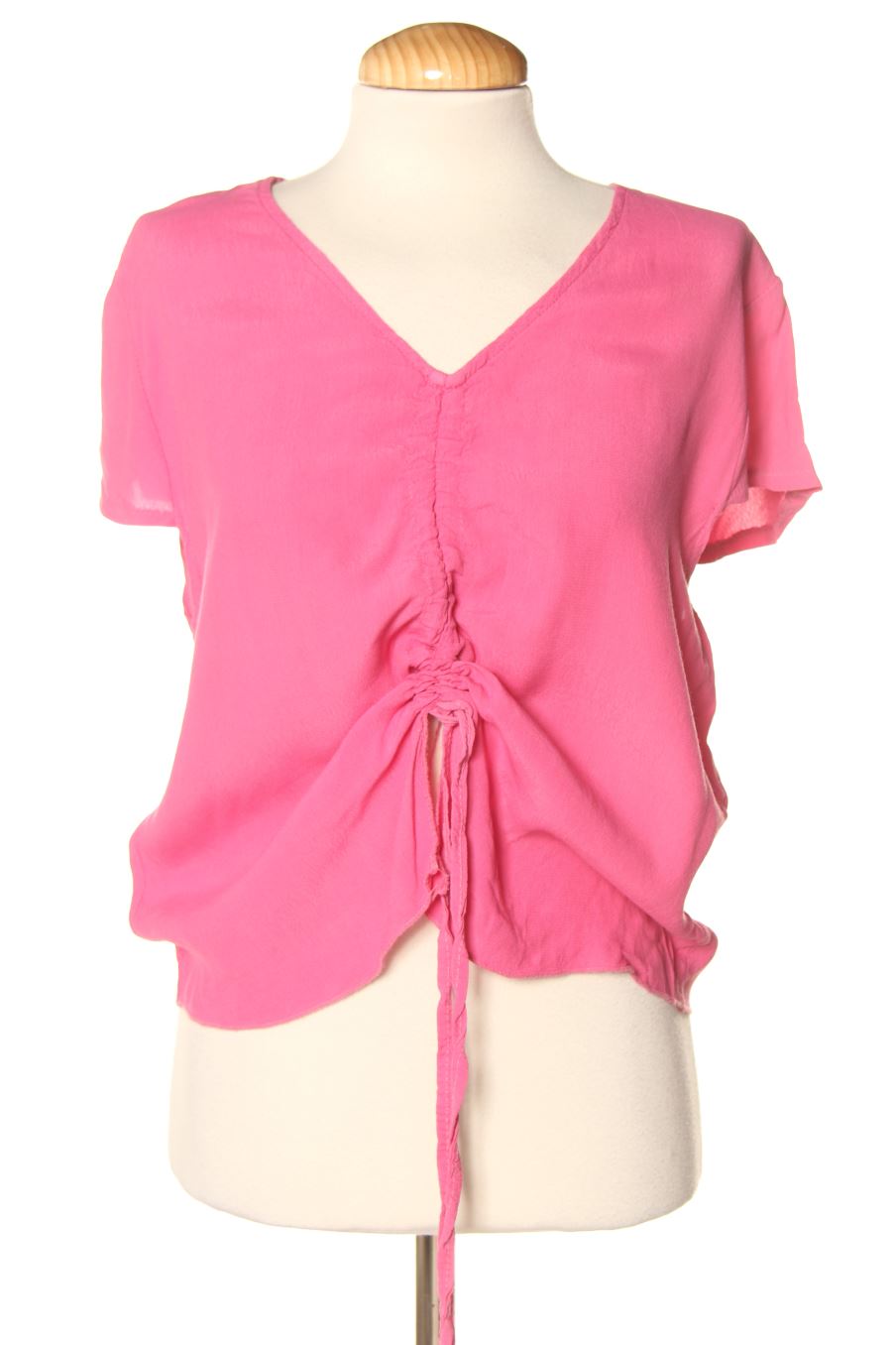 Blusa de manga corta de Chantal de la talla M, de color rosa