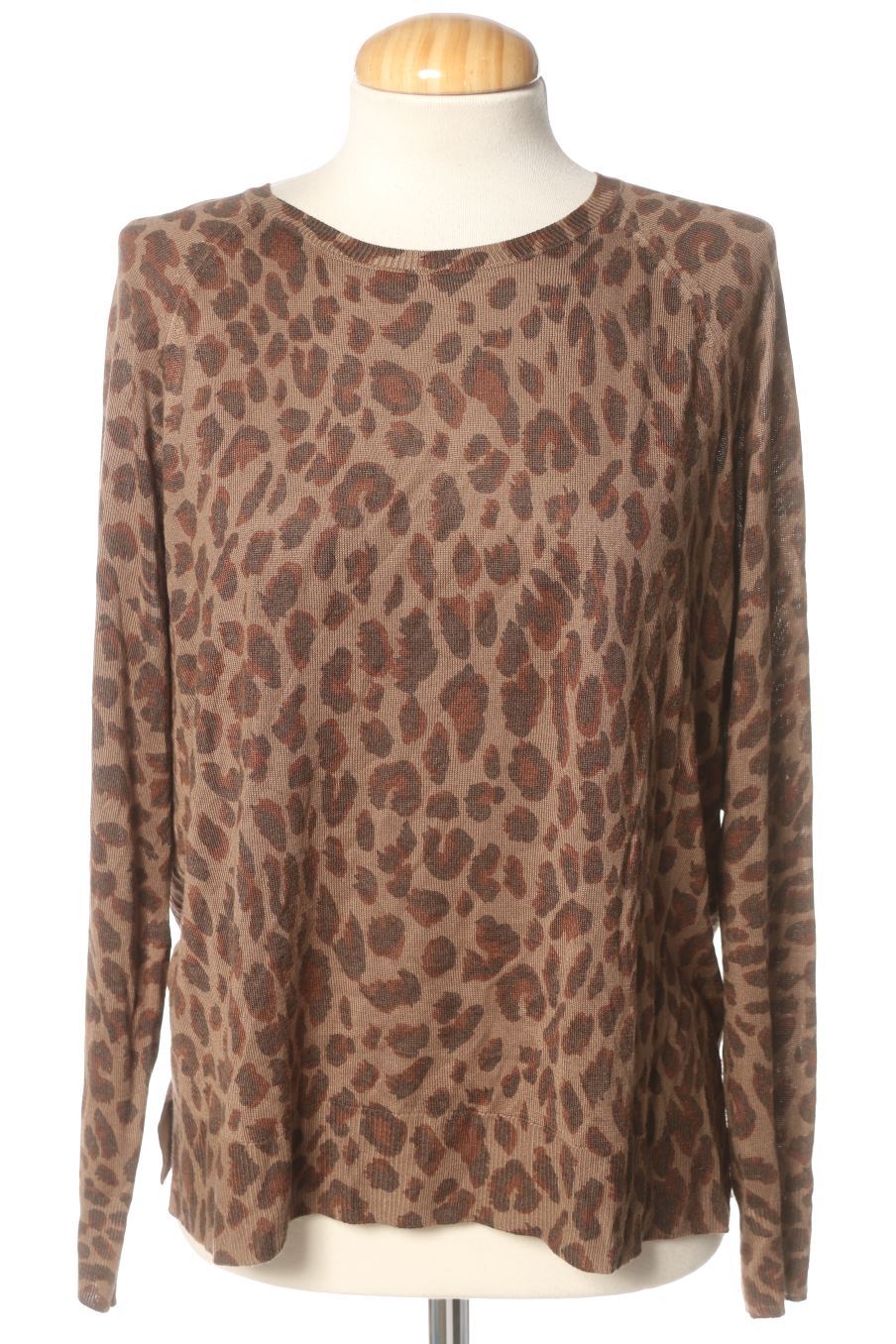 Pull Zara de la taille L, de couleur animal print