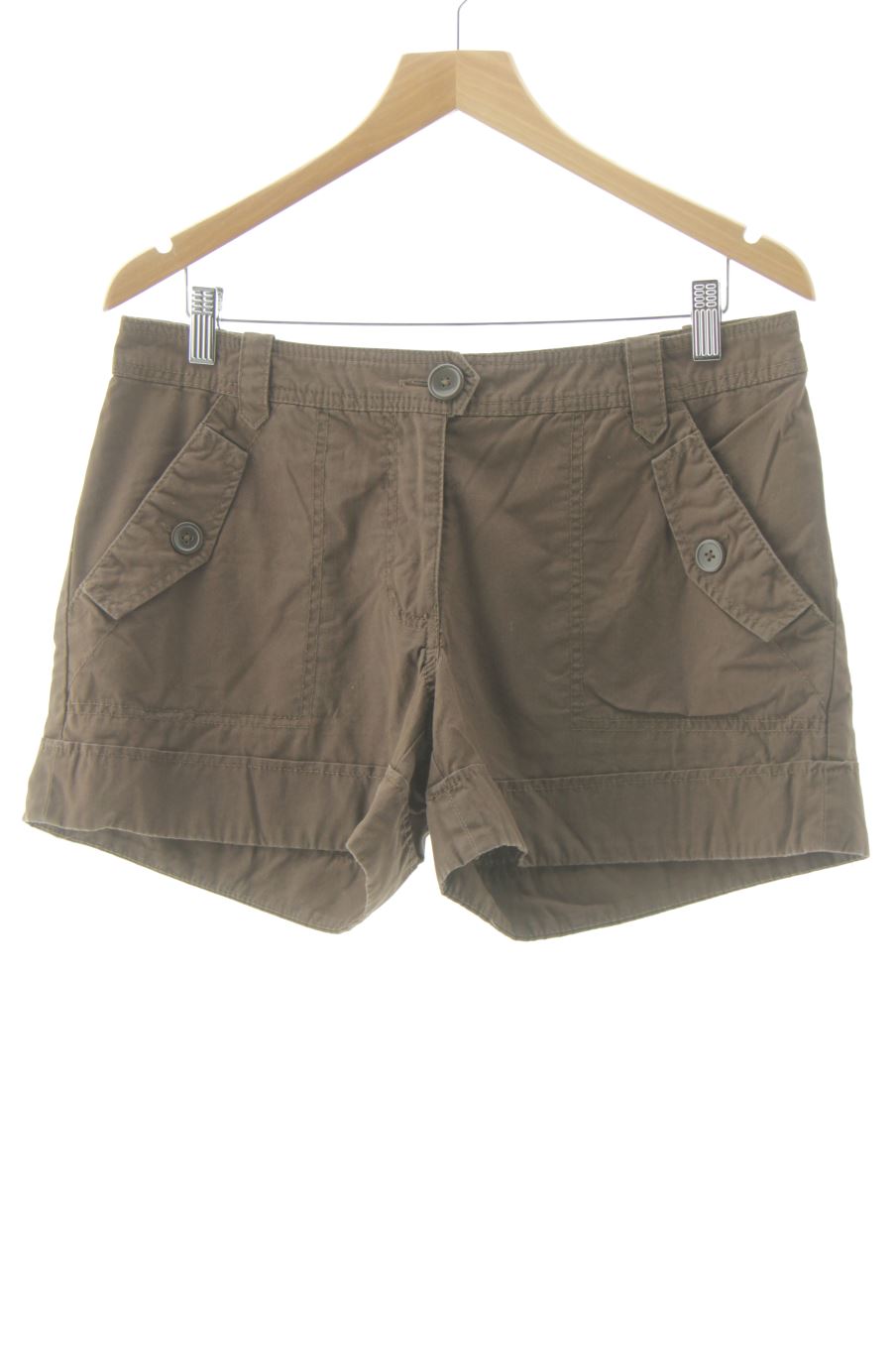 Pantalón corto de H&M de la talla 40, de color marrón