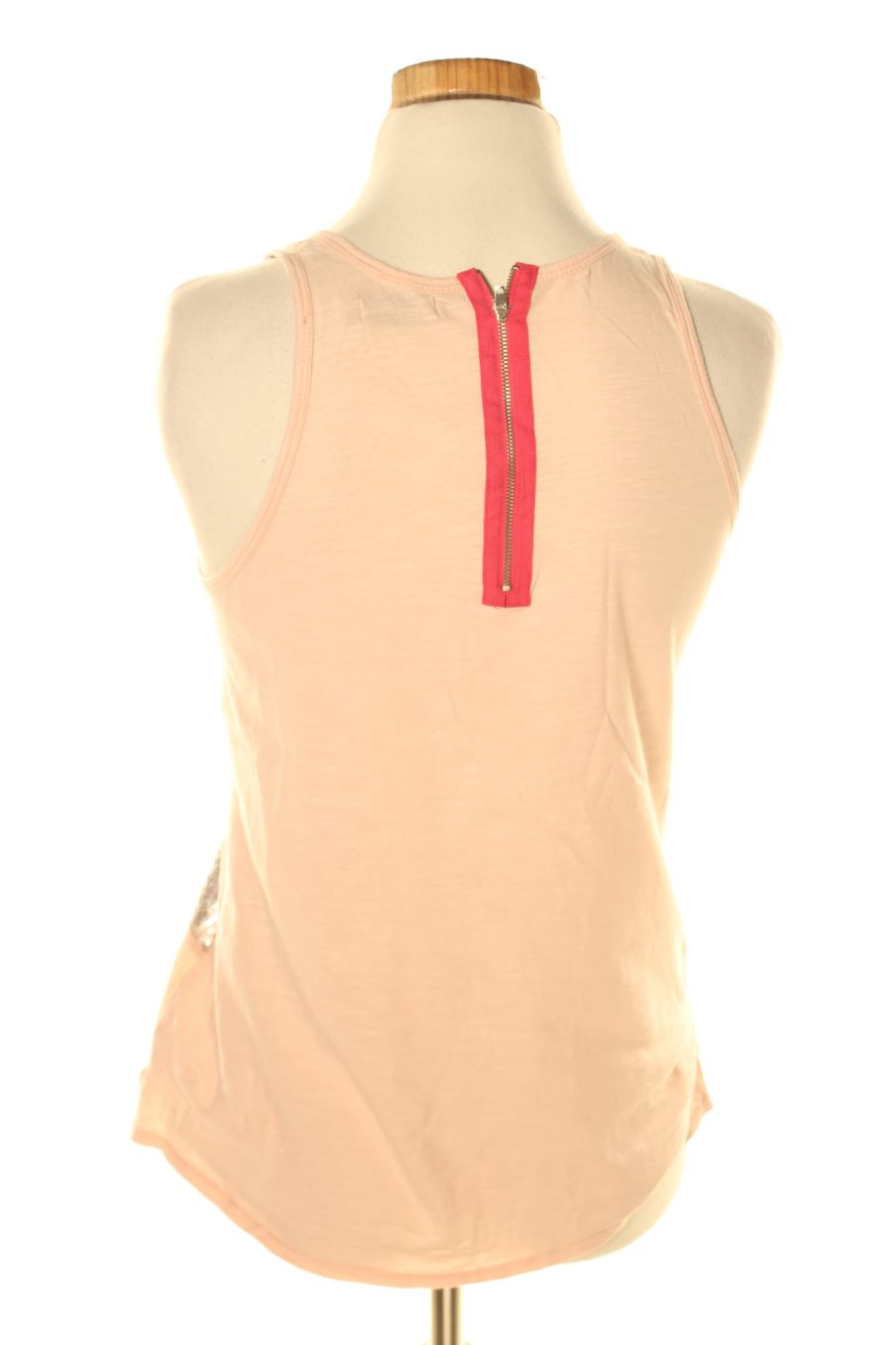 Camiseta sin mangas de Bershka de la talla S, de color rosa