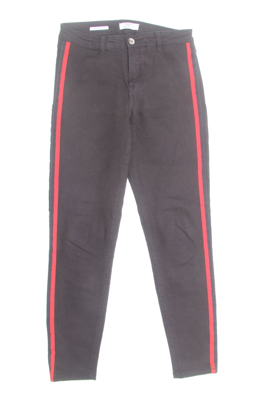 Jeans Bershka de la taille 40, de couleur noir de denim