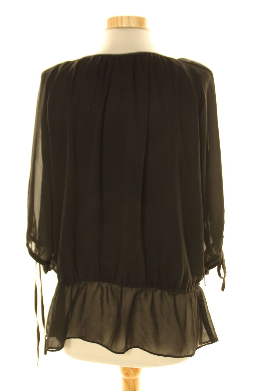 Blouse à manches courtes Camaieu de la taille M, de couleur noir