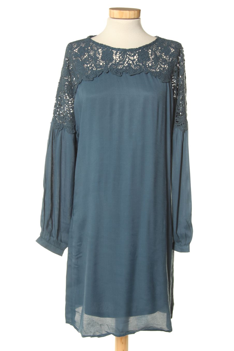 Robe casual Promod de la taille L, de couleur bleu