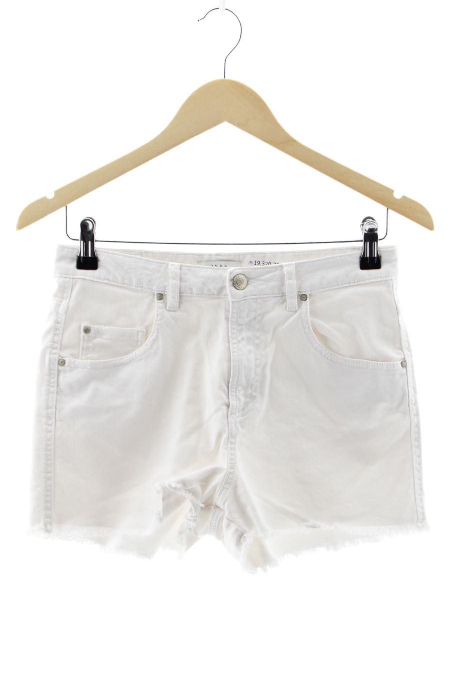 Shorts Ikks de la taille 36, de couleur blanc de denim
