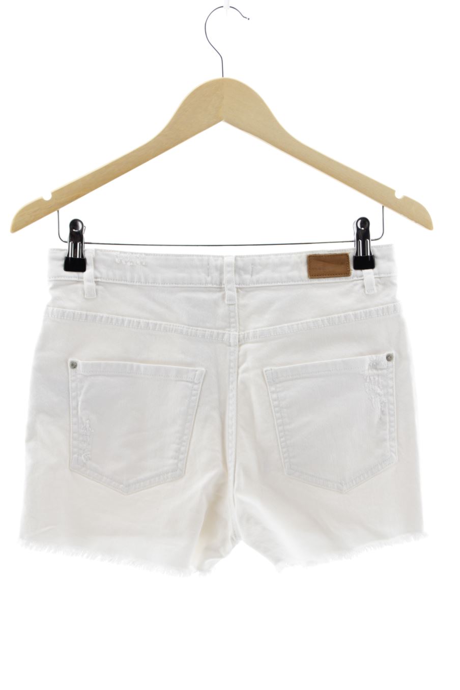 Shorts Ikks de la taille 36, de couleur blanc de denim