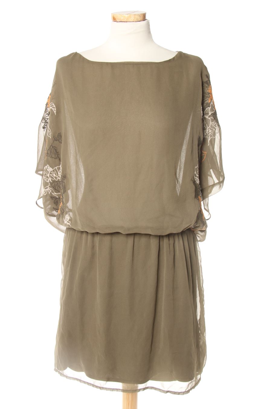 Robe casual Trafaluc de la taille M, de couleur vert
