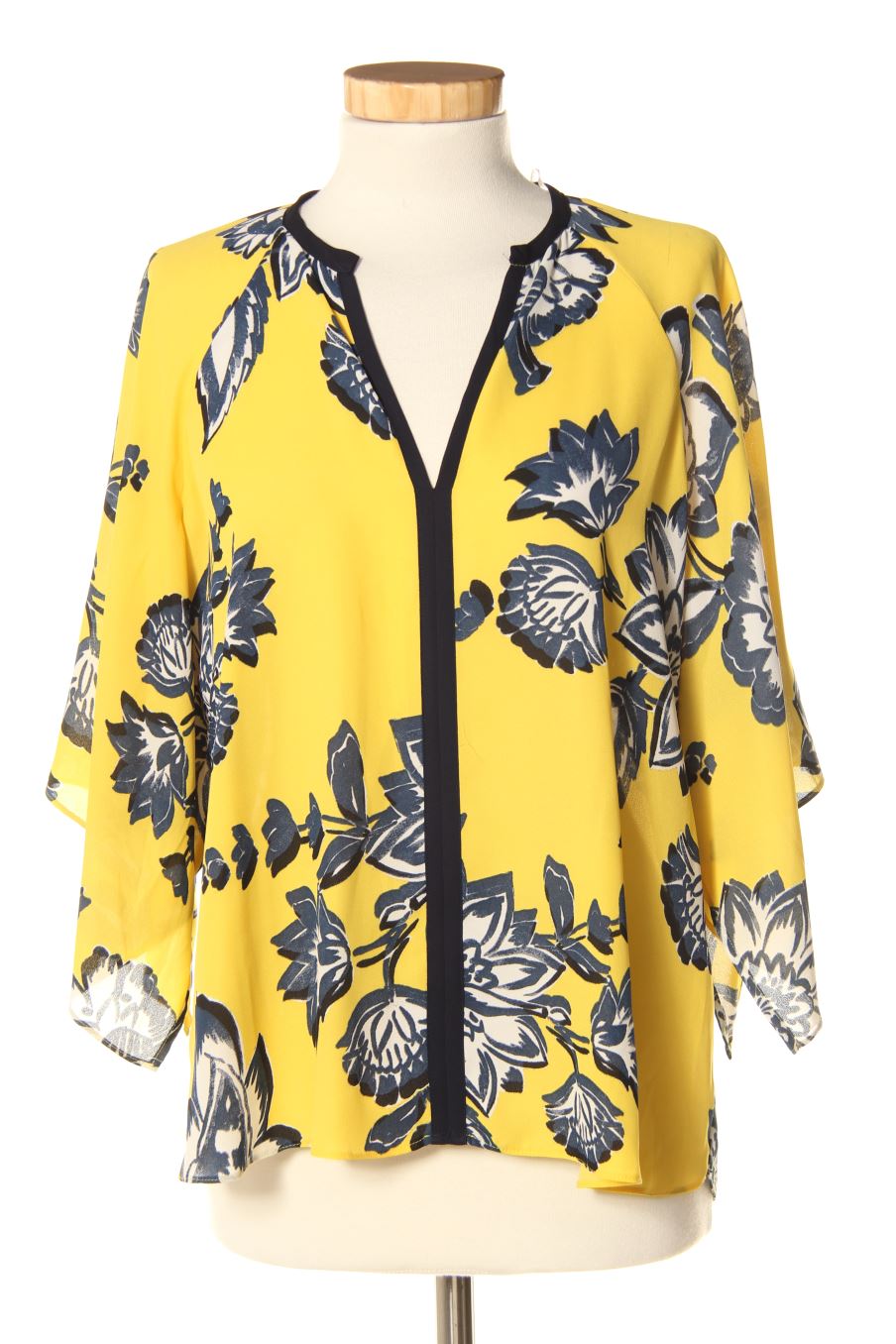 Blusa de manga corta de Zara de la talla M, de color amarillo