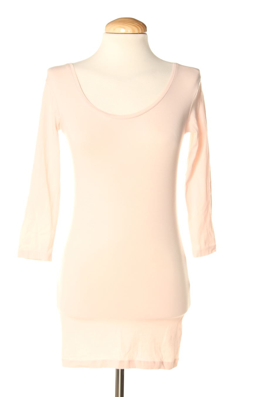 T-shirt à manches longues Stradivarius de la taille S, de couleur rose