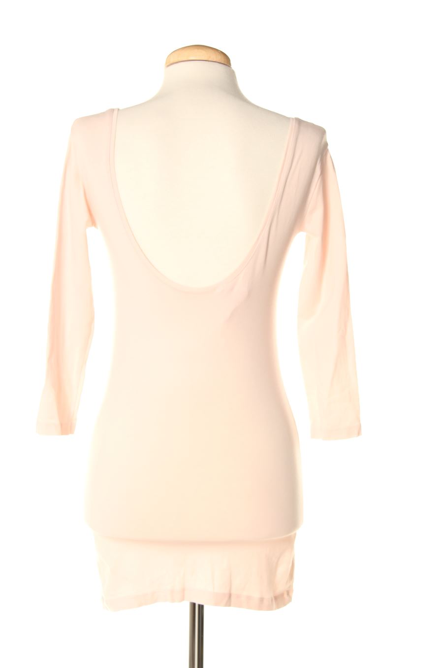 T-shirt à manches longues Stradivarius de la taille S, de couleur rose