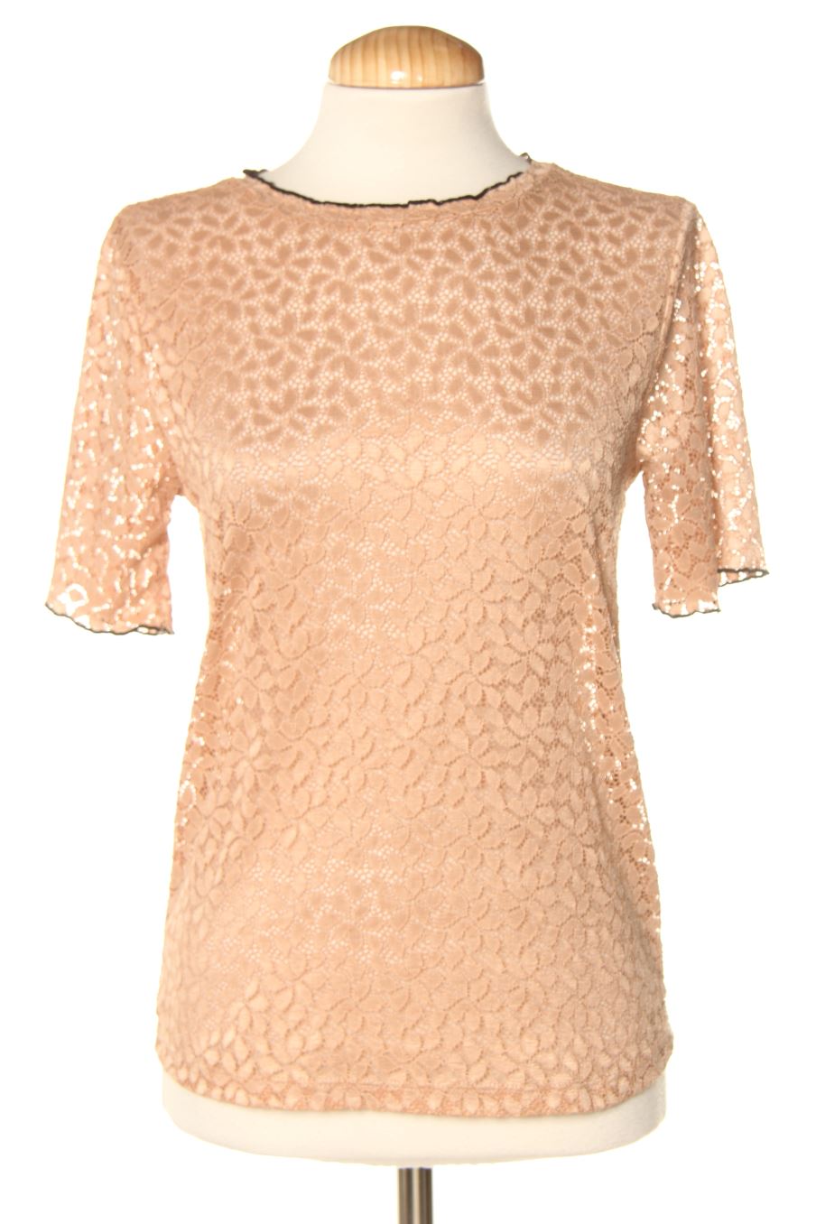 Blouse à manches courtes trf (ZARA) de la taille S, de couleur rose
