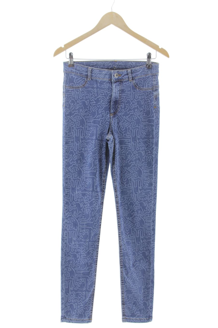 Jeans Calzedonia de la taille M, de couleur bleu de denim