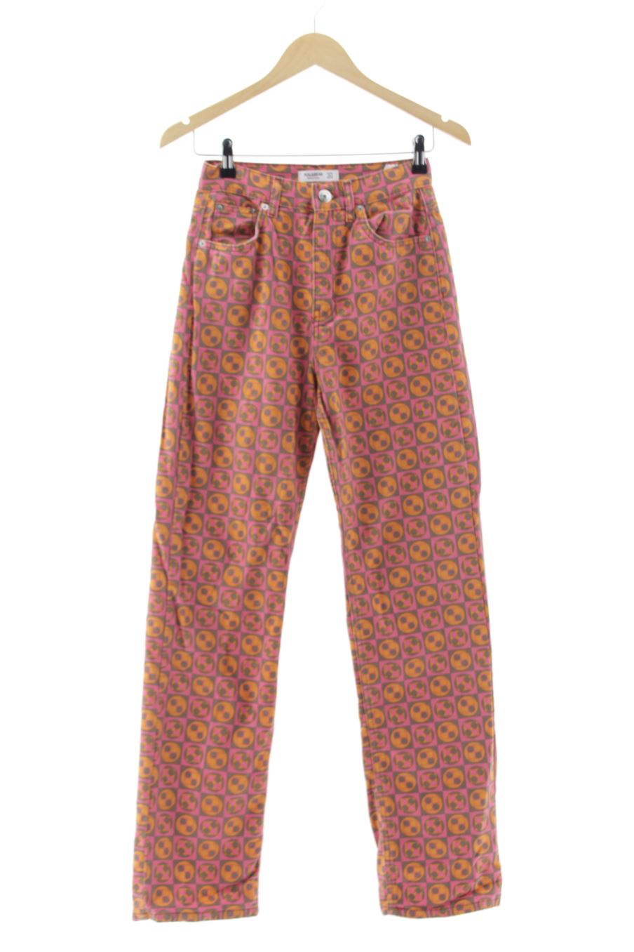 Vaquero de Pull & Bear de la talla 34, de color estampado de ropa vaquera