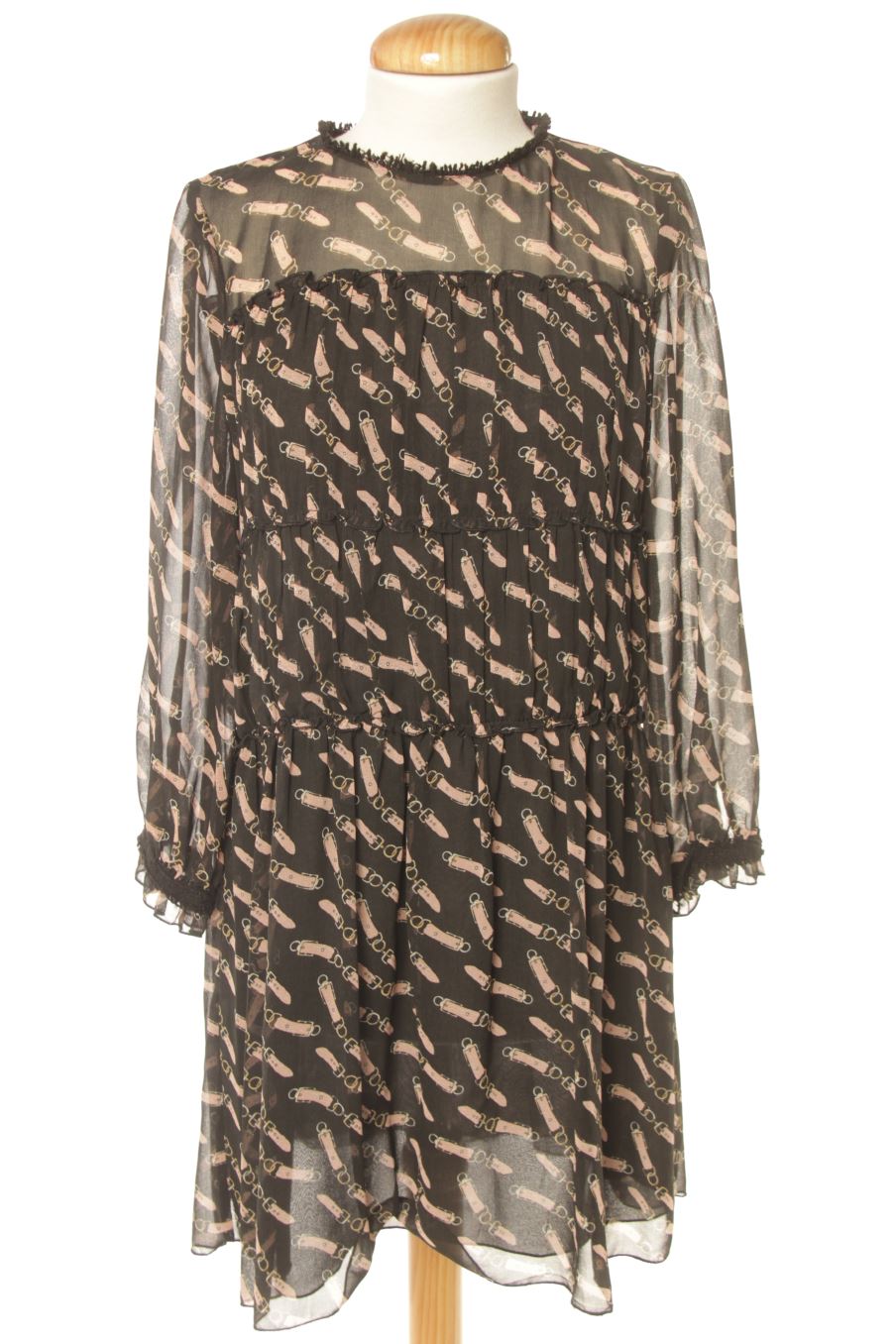 Vestido casual de Zara de la talla XS, de color estampado