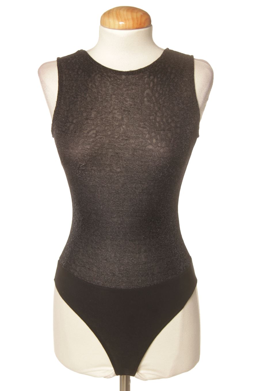 Body de PERCENTIL de la talla XS, de color negro