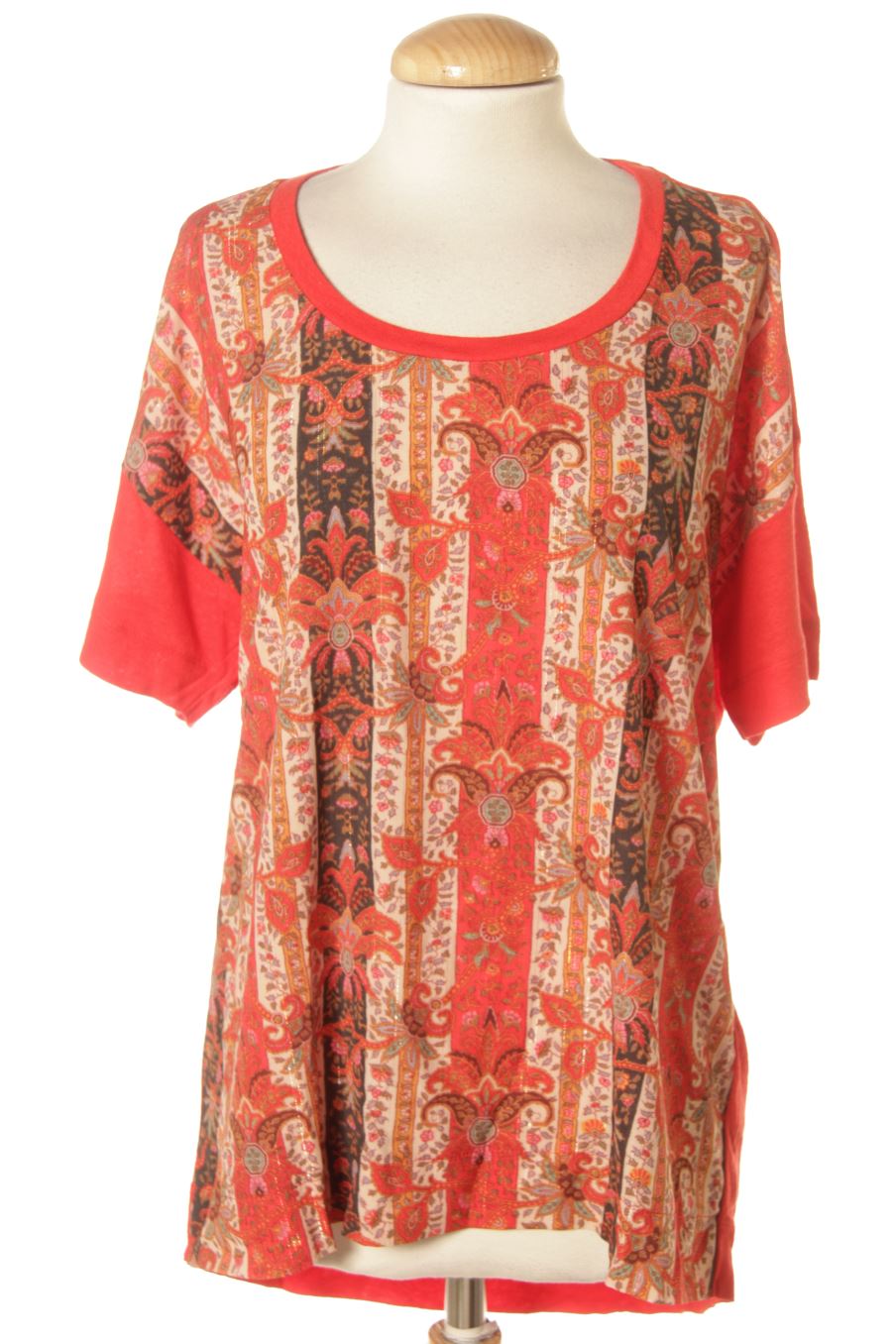 Blusa a maniche corte de Desigual de la talla L, de color stampato