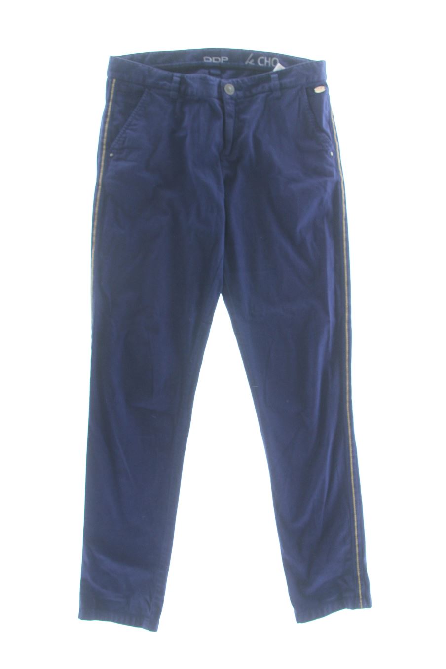 Pantalon DDP de la taille 38, de couleur bleu marine