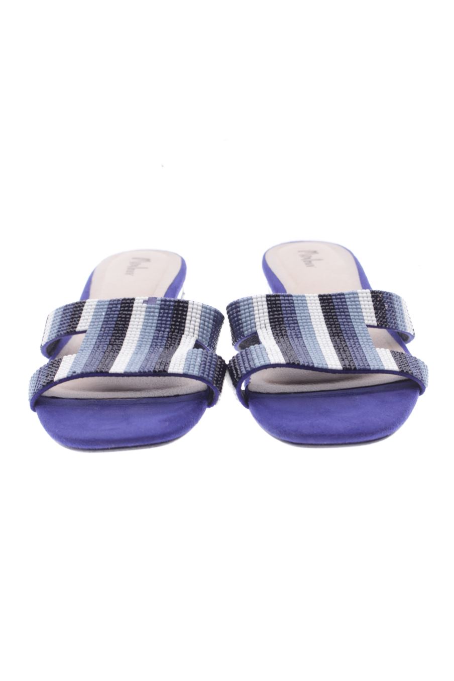 Sandalias planas de Menbur de la talla 41, de color azul de