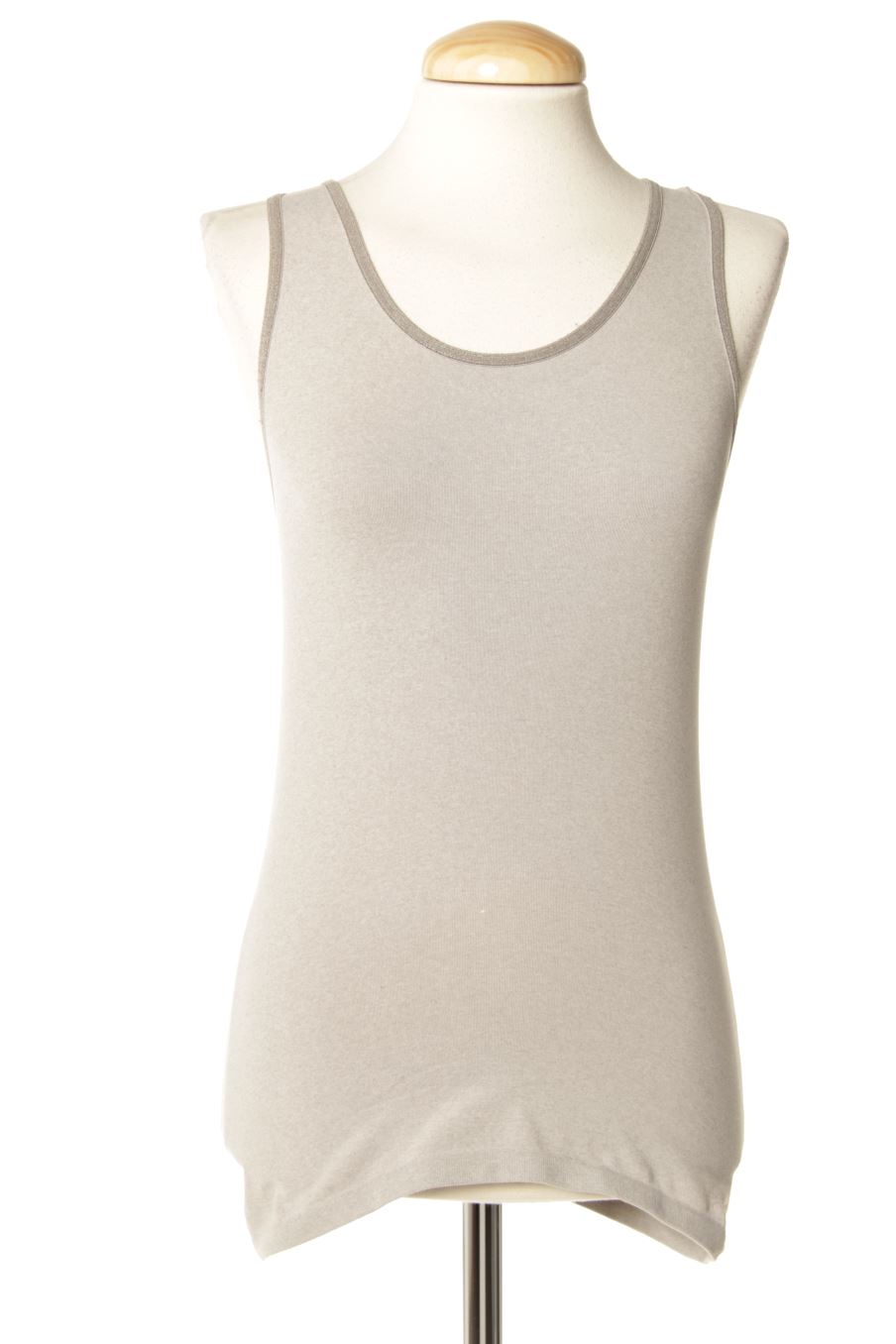 Camiseta sin mangas de Benetton de la talla S, de color gris