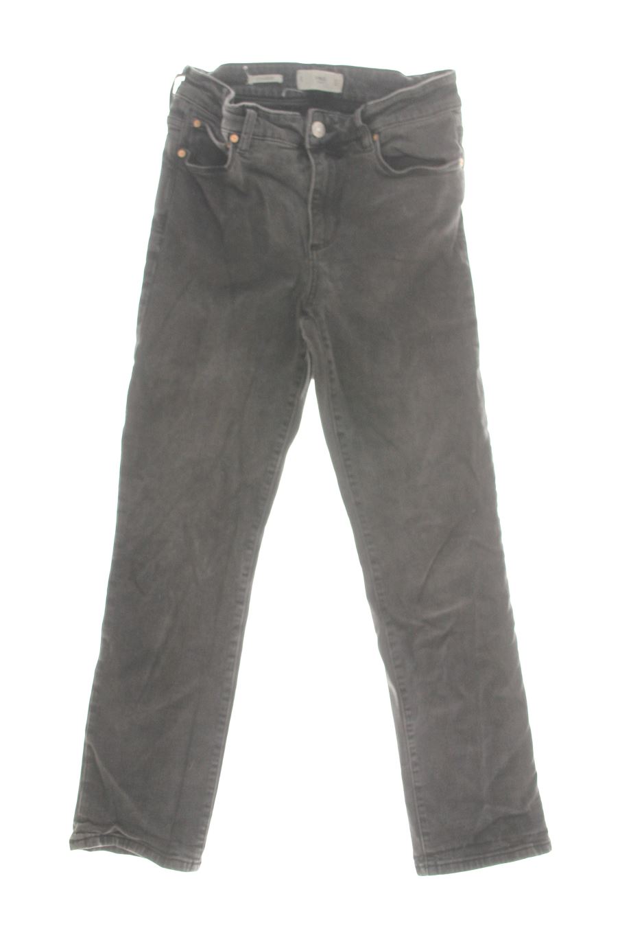 Vaqueros de Mango de la talla 38, de color gris de ropa vaquera