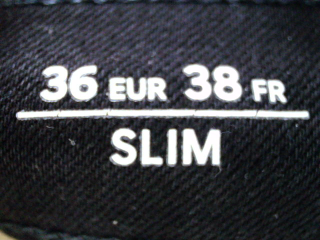 Jeans C&A de la taille 38, de couleur noir de denim