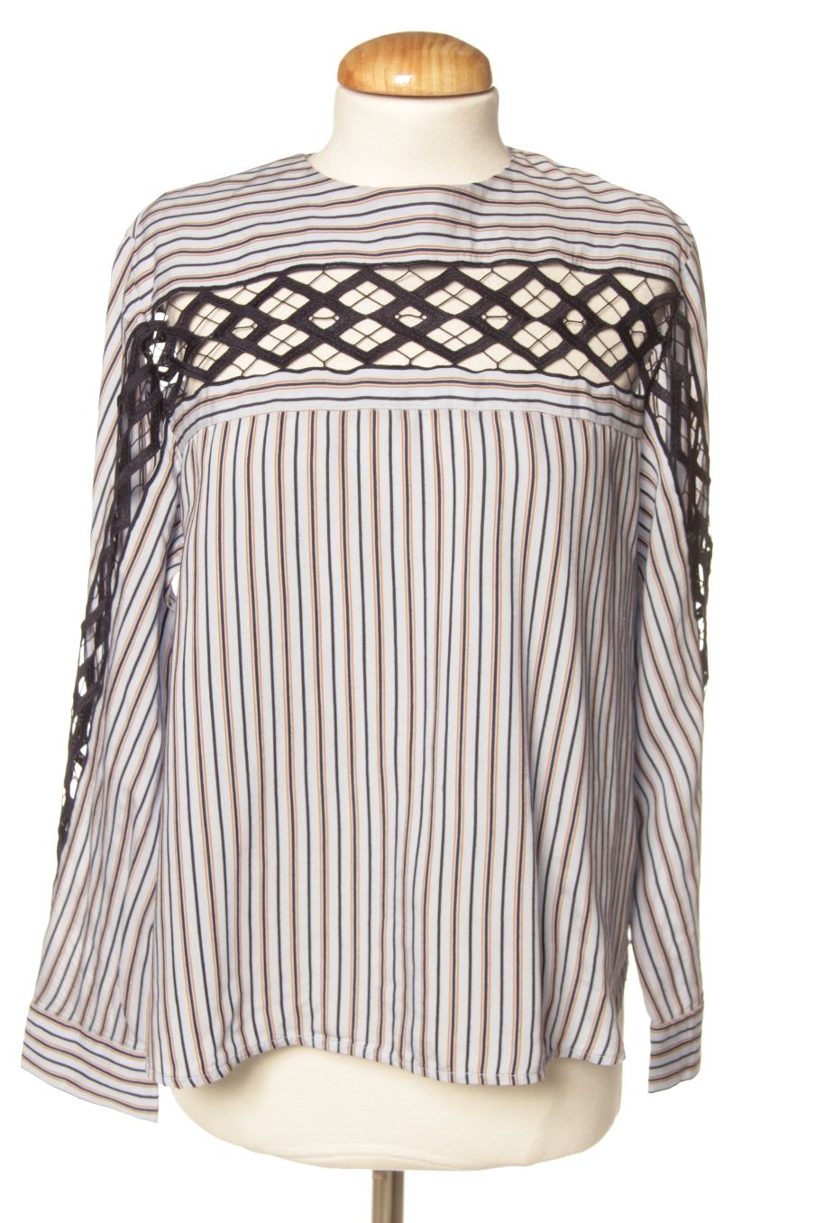 Blouse à manches longues Sandro de la taille S, de couleur rayures