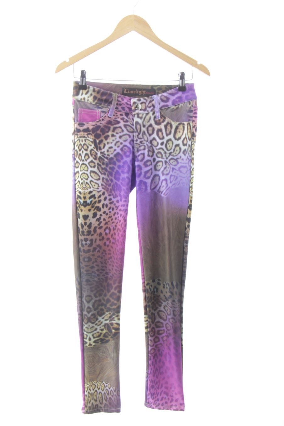 Pantaloni de LimeLight de la talla 38, de color stampa animalier