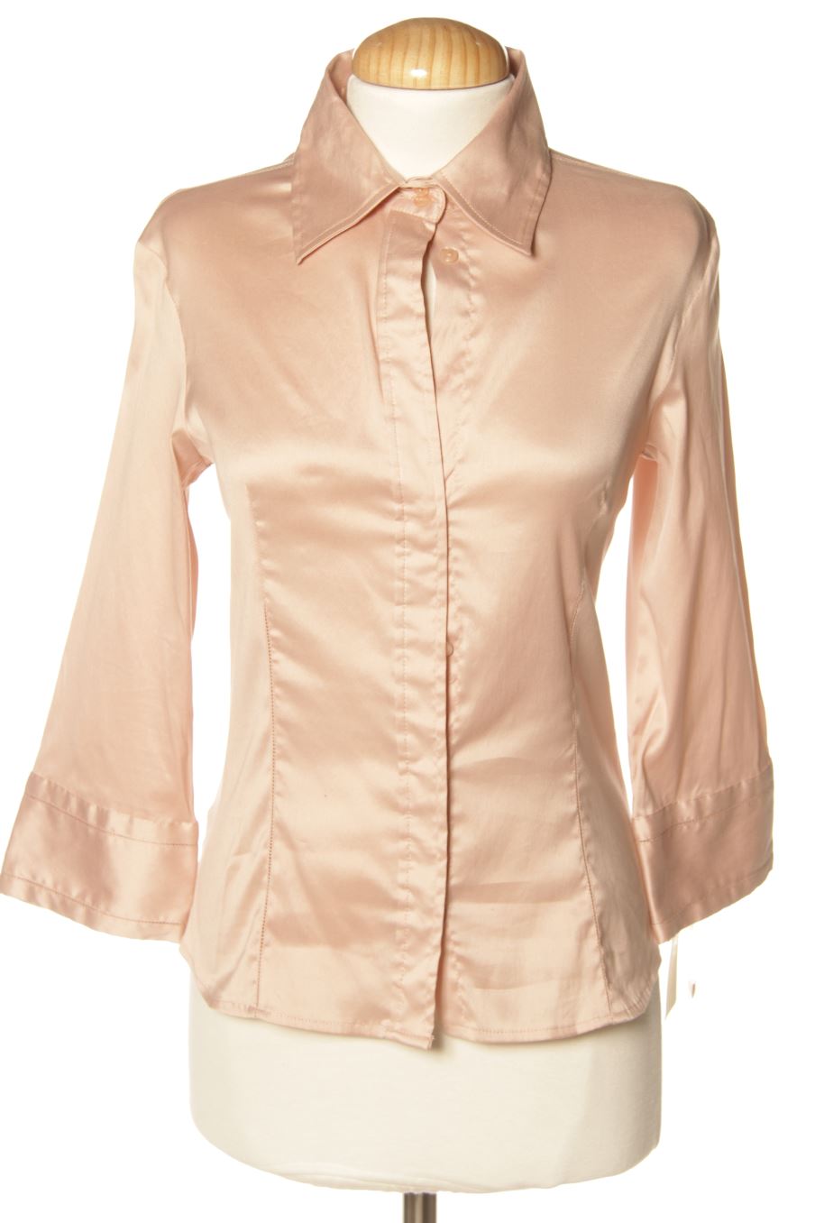 Camicia de Mango de la talla XS, de color rosa