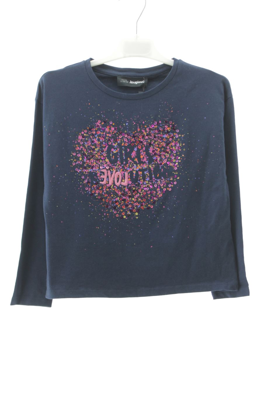 Maglietta a maniche lunghe de Desigual de la talla 7 anni con etichetta