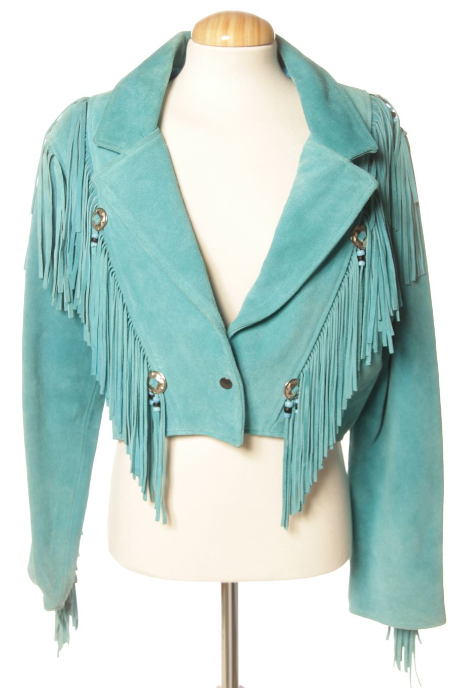 Blouson ECHTES LEDER de la taille XL, de couleur bleu de cuir et daim