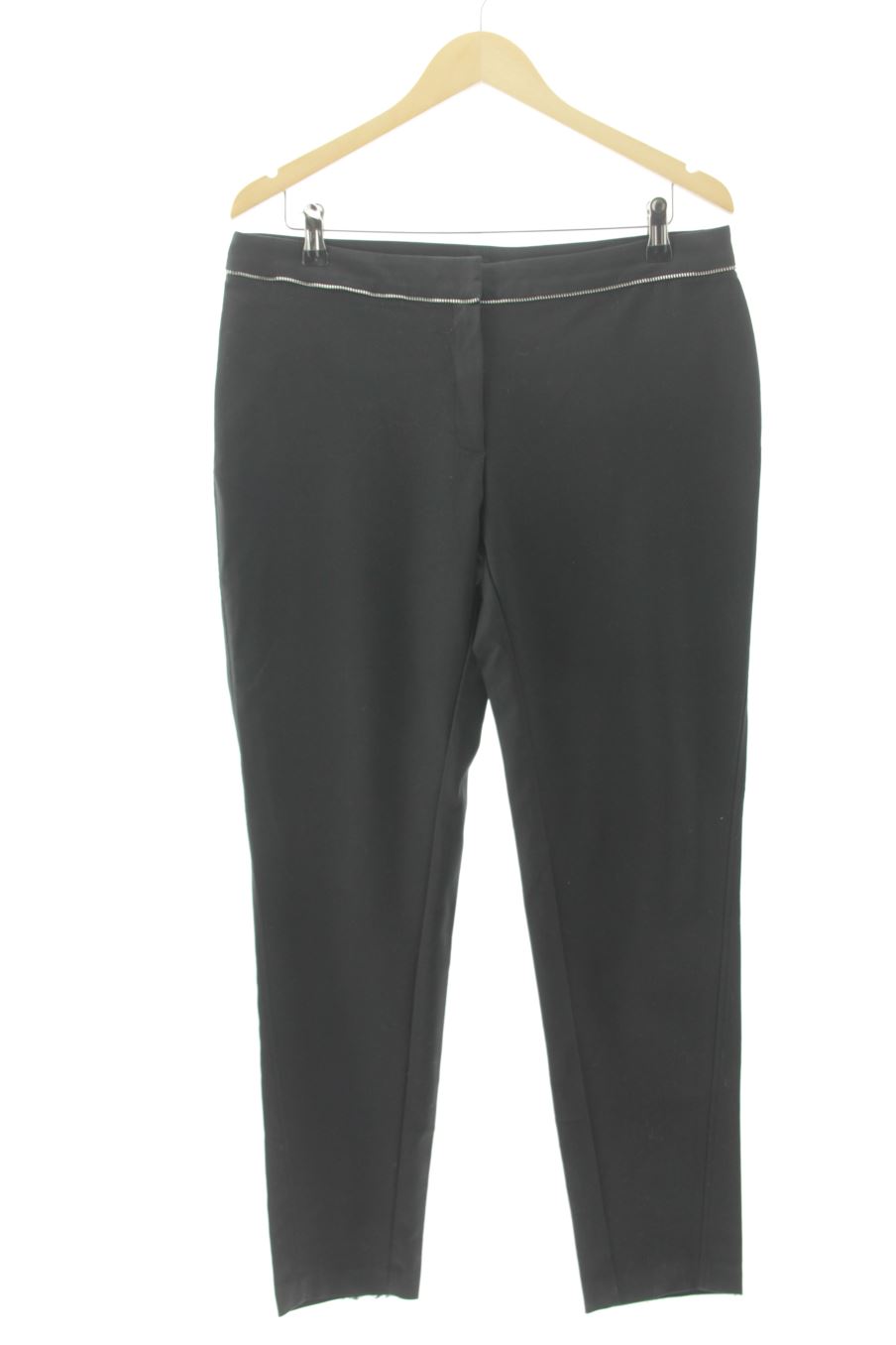 Casual Hose von Mango Größe 42, Farbe Schwarz, für