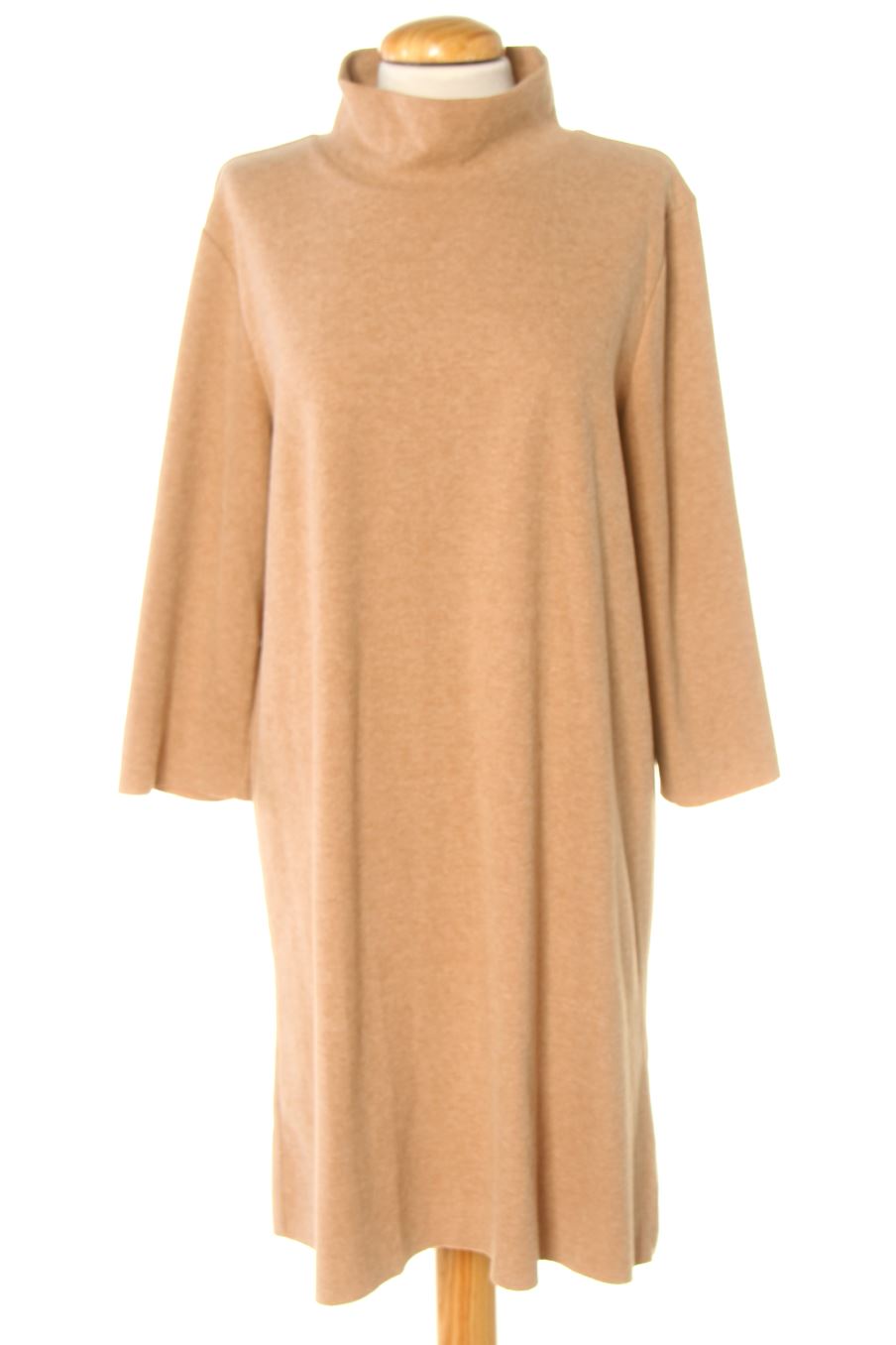 Robe casual Zara de la taille L, de couleur marron