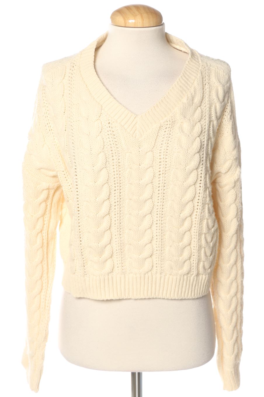 Jersey de Stradivarius de la talla XS, de color beige