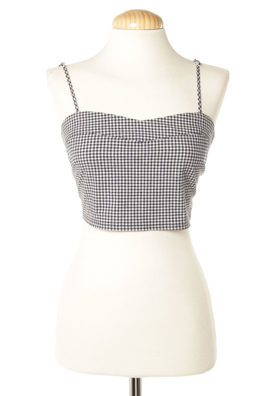 Top Pull & Bear de la taille S, de couleur carreaux