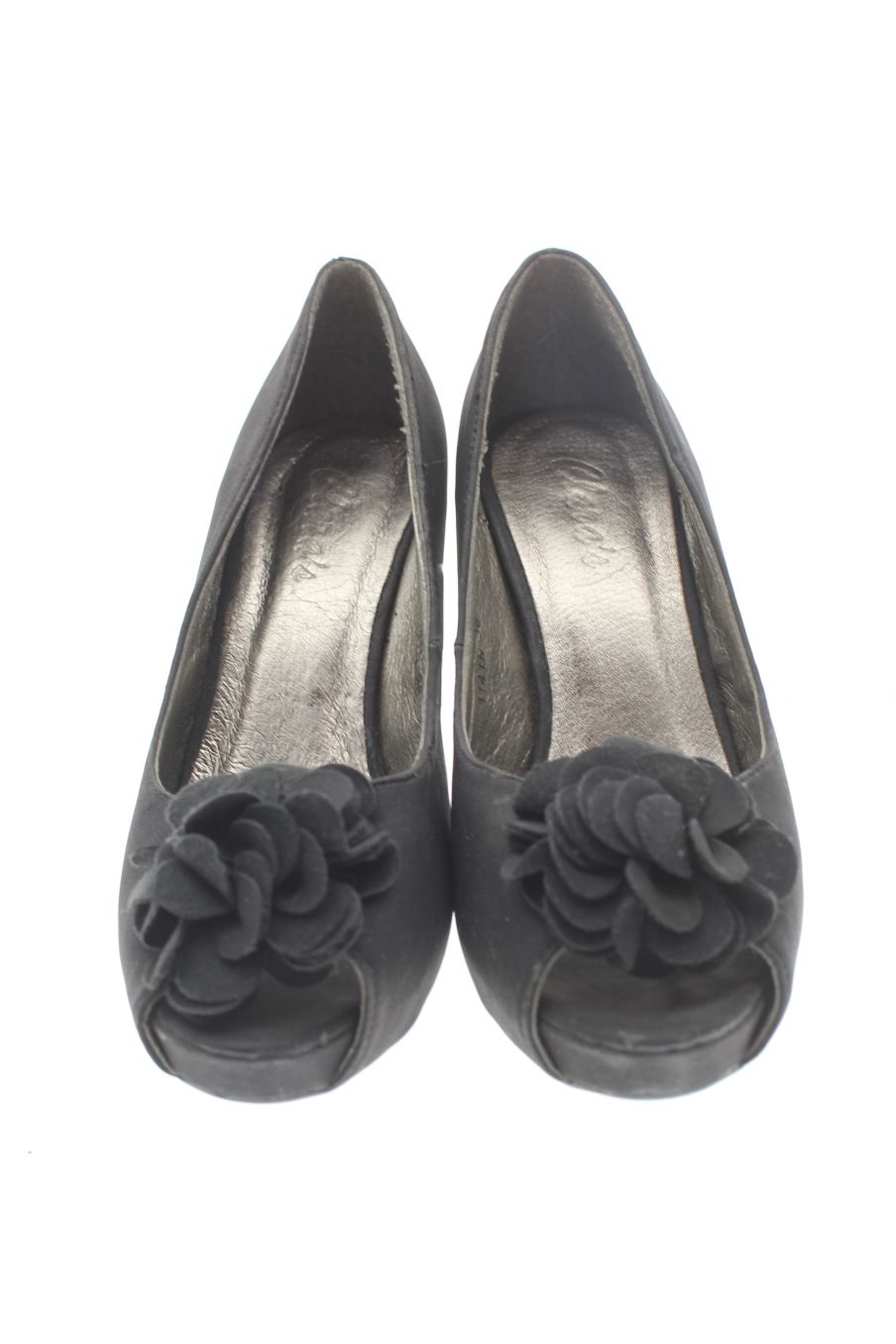 Sandalias tacon de Clara´s de la talla 36, de color negro de