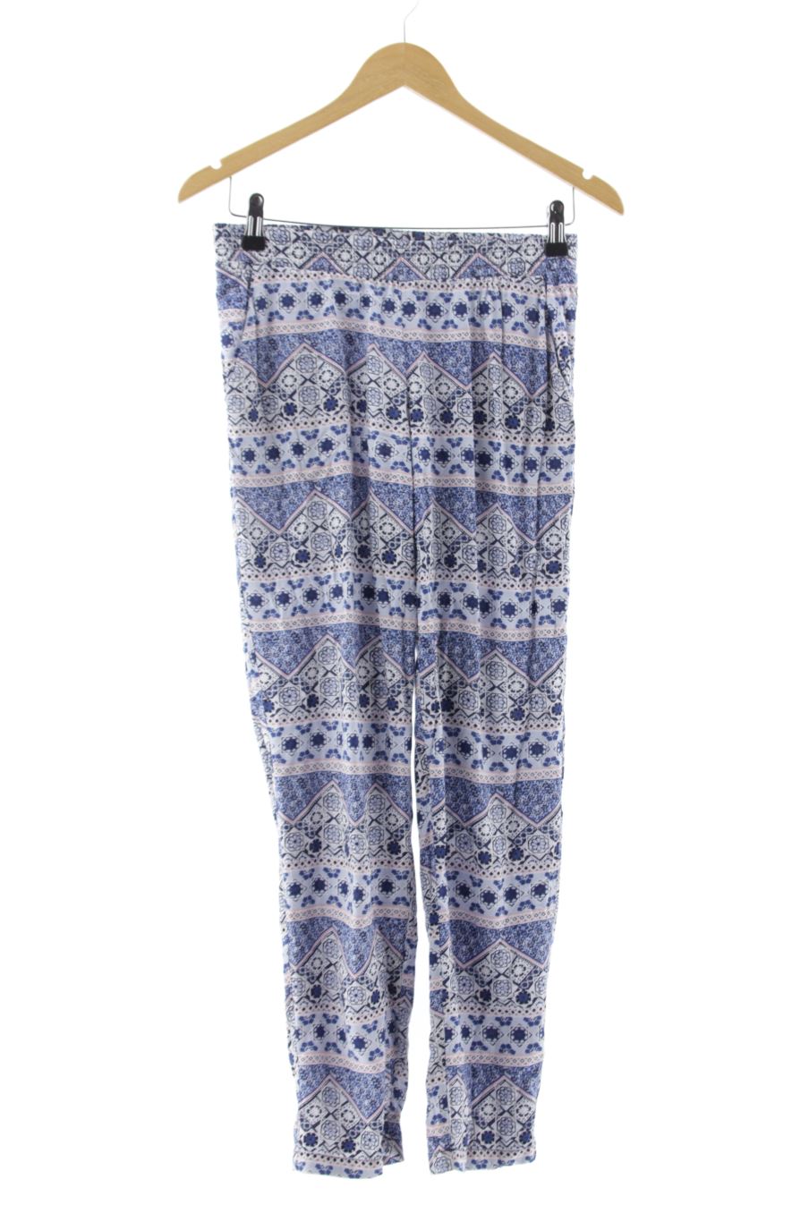 Casual Hose von H&M Größe 34, Farbe Aufdruck, für
