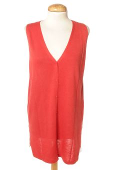 Chaleco de tela S Mango