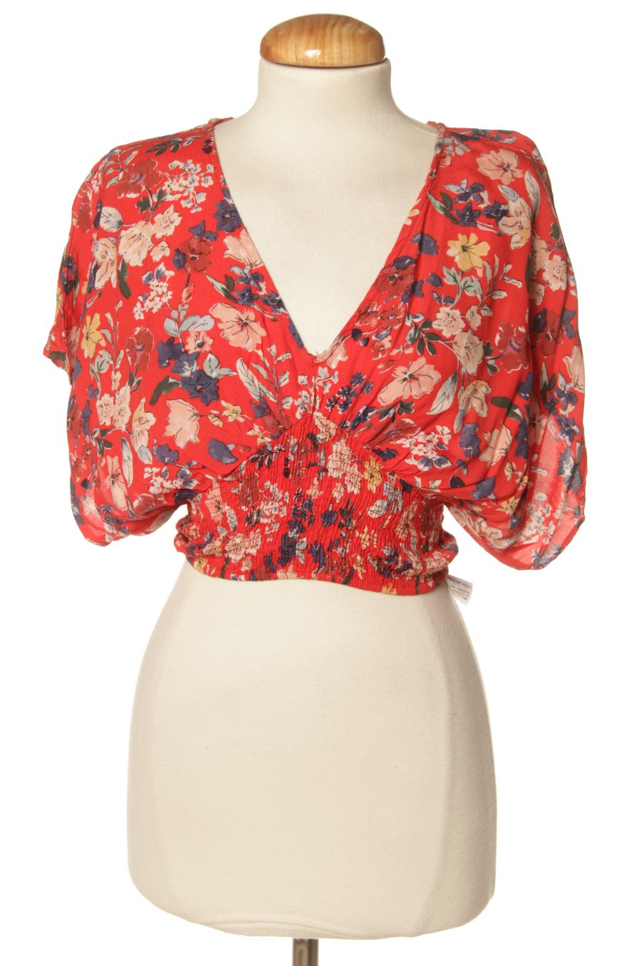 Blouse à manches courtes Oysho de la taille S, de couleur fleurs