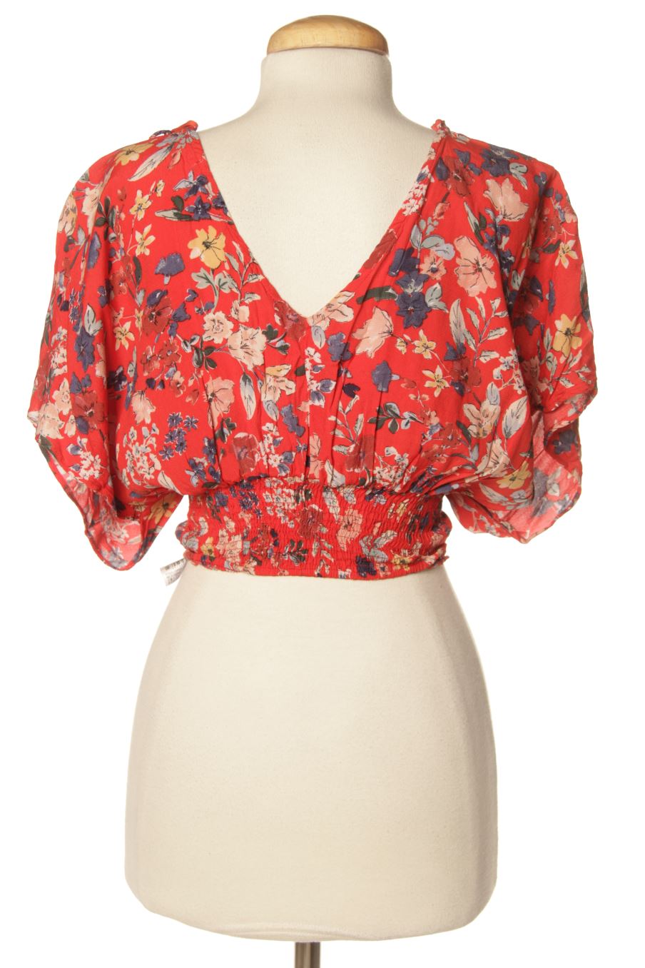 Blouse à manches courtes Oysho de la taille S, de couleur fleurs