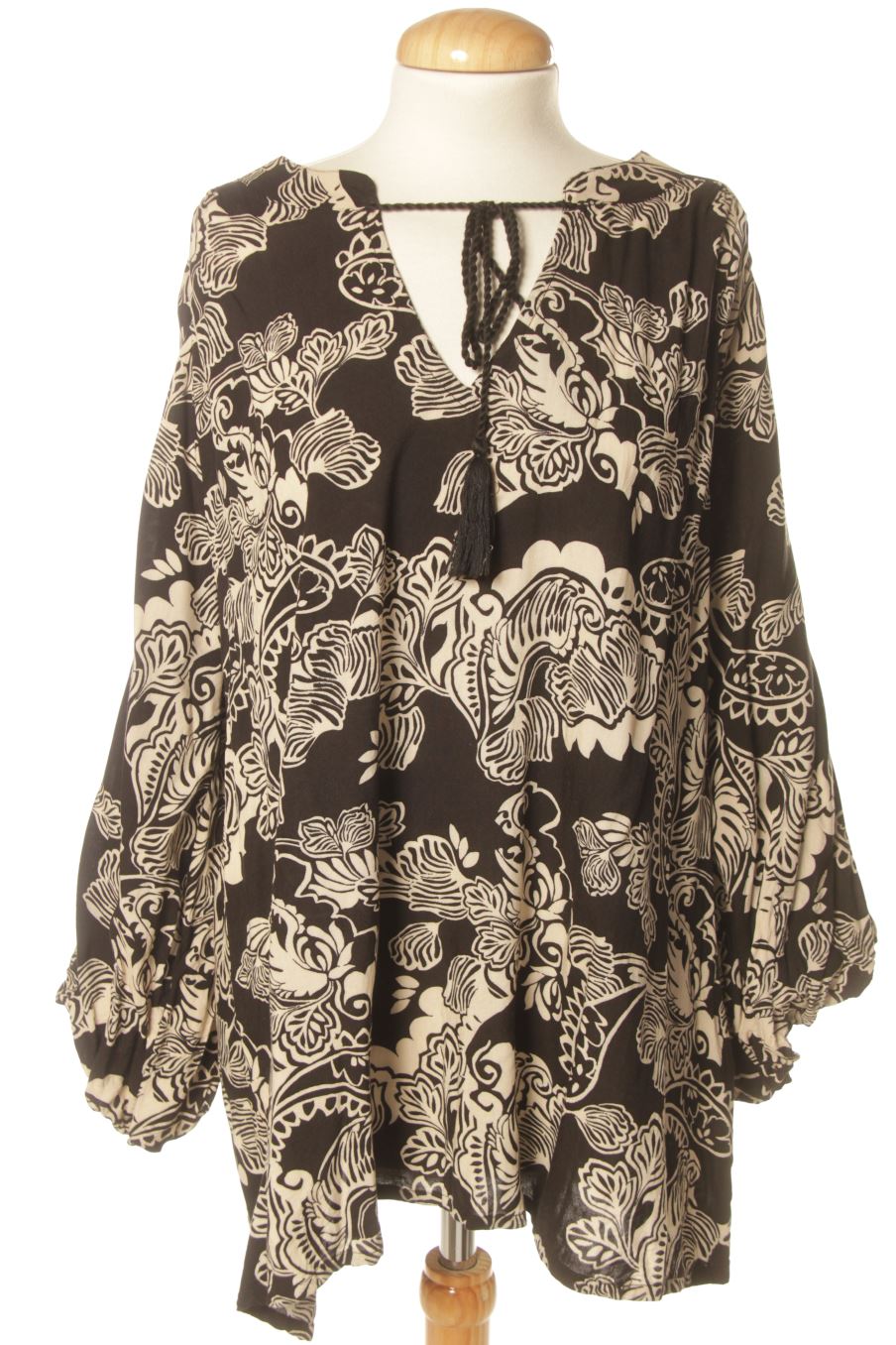 Blouse à manches longues MS Mode de la taille 46, de couleur imprimés