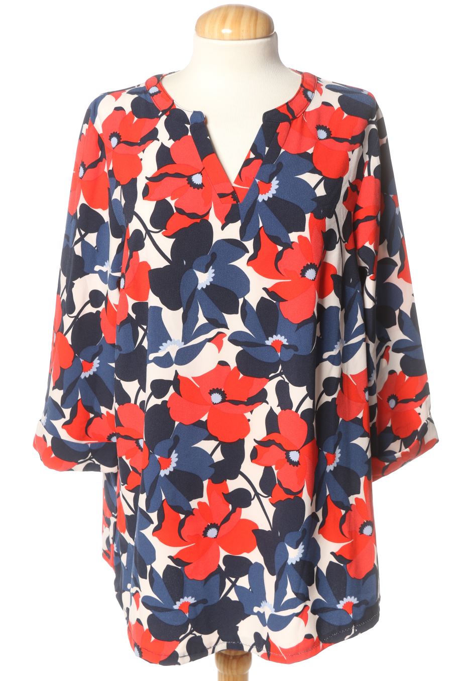 Blusa de manga larga de Gina Benotti de la talla S, de color flores