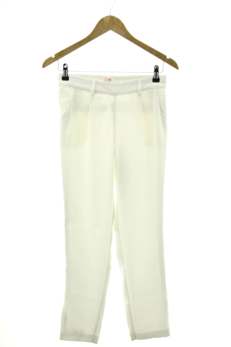 Pantalon Camaieu de la taille XS, de couleur blanc
