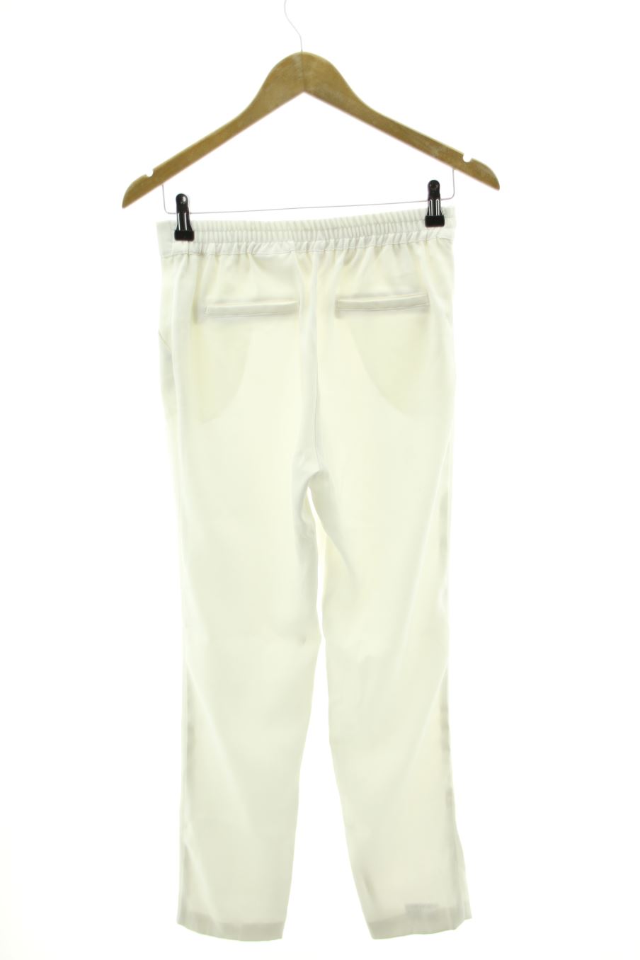 Pantalon Camaieu de la taille XS, de couleur blanc